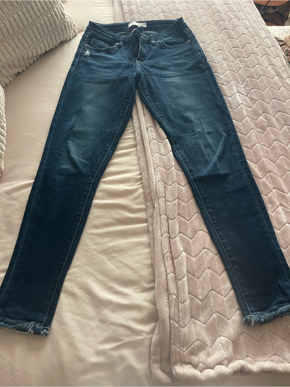 KANCAN Dark Wash Skinny Women’s Jeans - Blue
